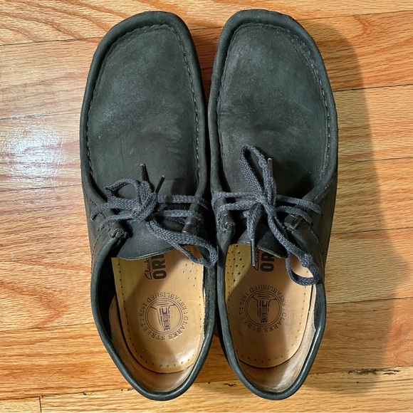 Clarks Wallabee Run Black Nubuck 26063550 Size US M8.5 RARE - Picture 4 of 8